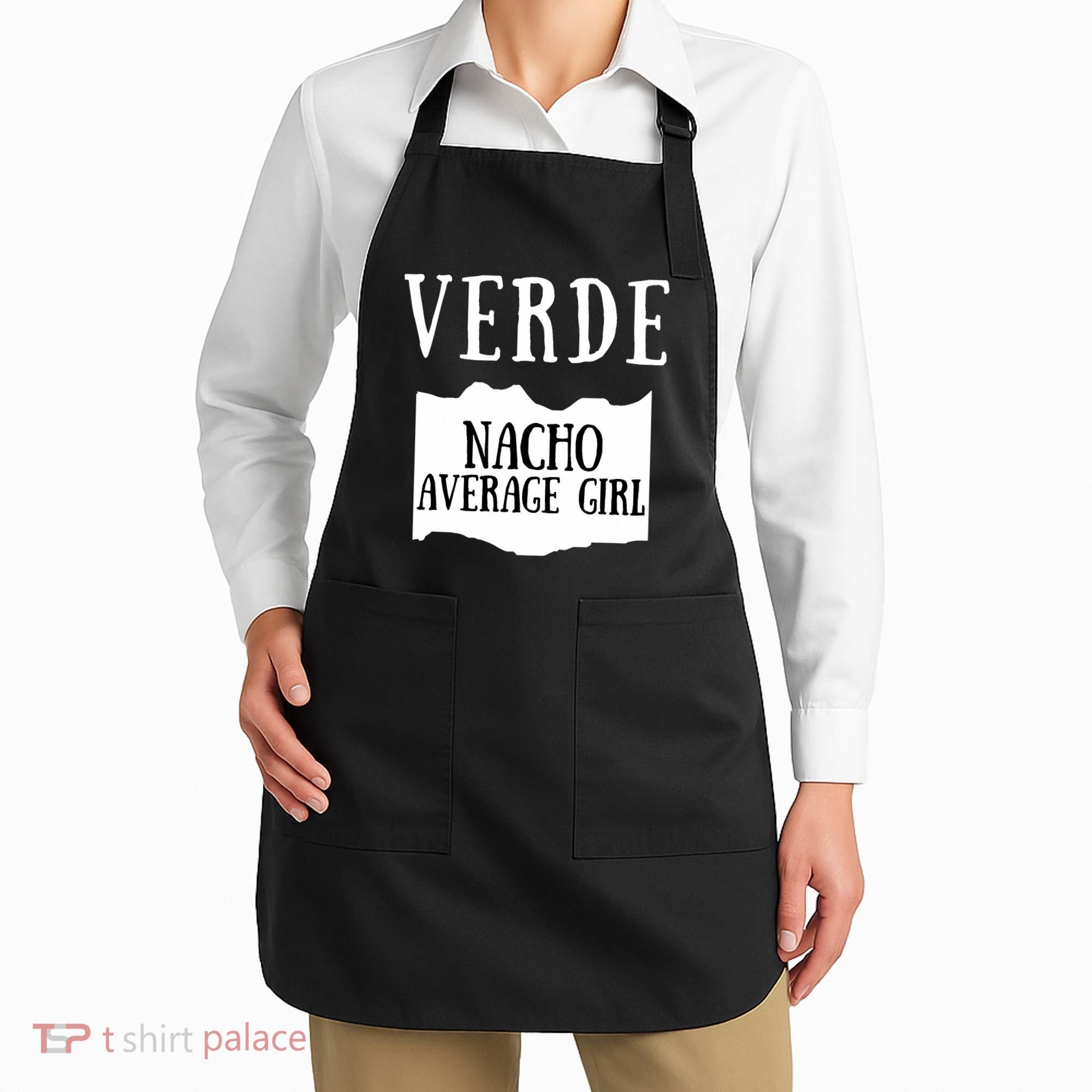 Verde Hot Sauce Packet Group Costume Apron