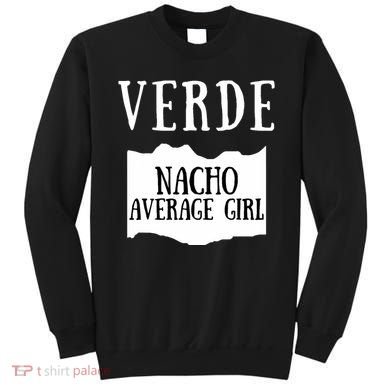 Verde Hot Sauce Packet Group Costume Sweatshirt
