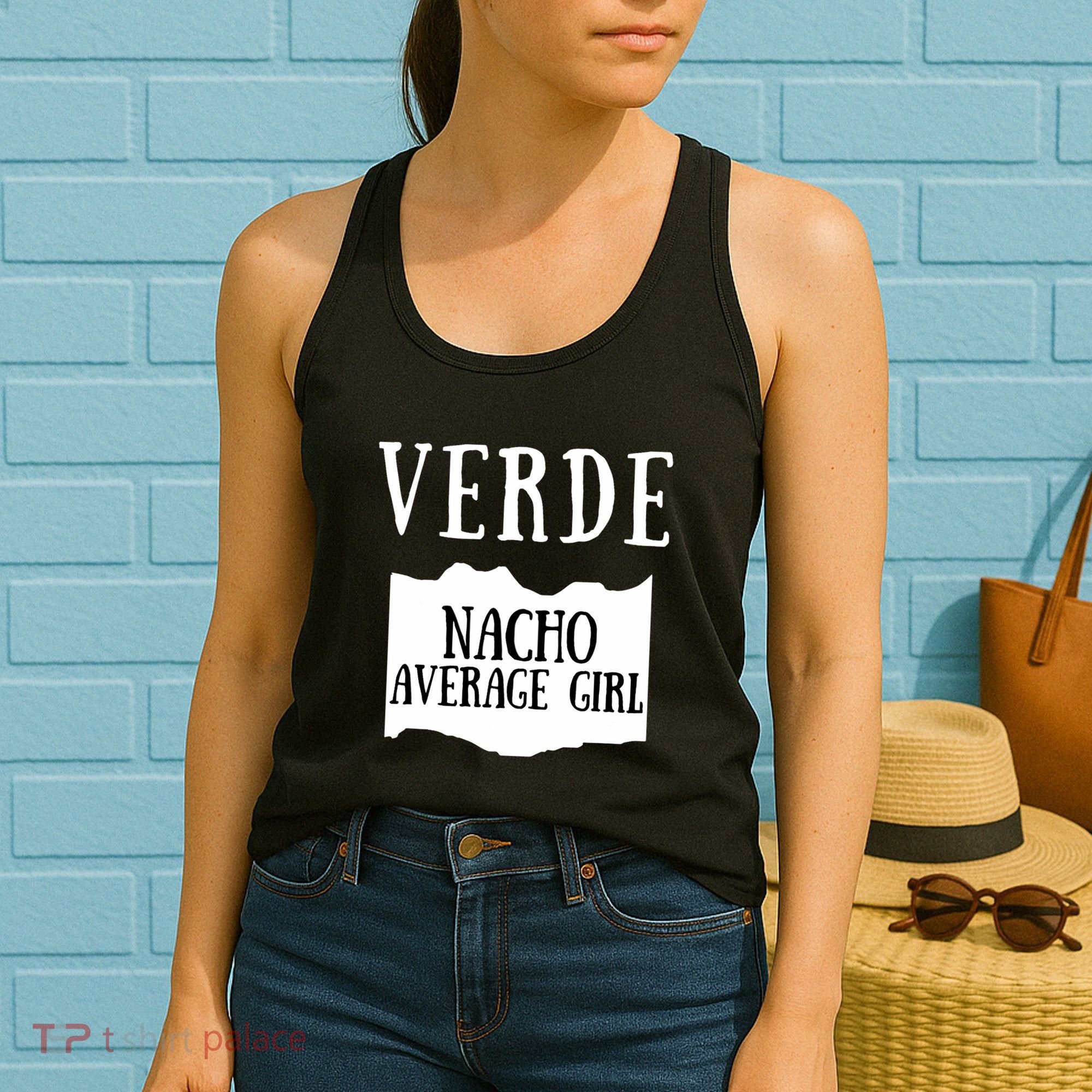 Verde Hot Sauce Packet Group Costume Women's Tank Top