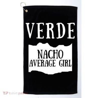 Verde Hot Sauce Packet Group Costume Golf Towel