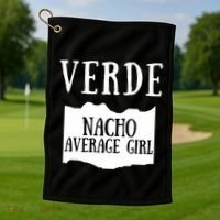 Verde Hot Sauce Packet Group Costume Golf Towel thumb 1