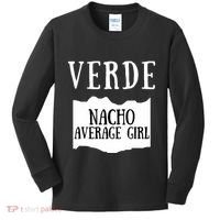 Verde Hot Sauce Packet Group Costume Kids Long Sleeve Shirt thumb 0