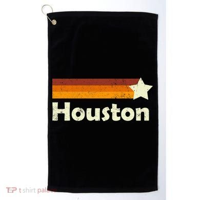 Vintage Houston Texas Logo Golf Towel
