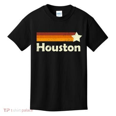 Vintage Houston Texas Logo Kids T-Shirt