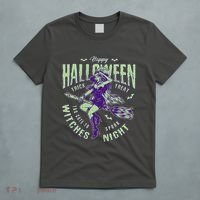 Vintage Halloween Too Cute To Spook Witches Night T-Shirt thumb 5