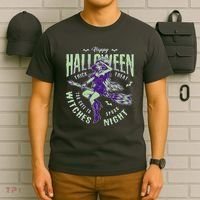 Vintage Halloween Too Cute To Spook Witches Night T-Shirt thumb 6