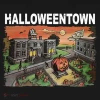 Vintage Halloween Town Doggie Tank thumb 4