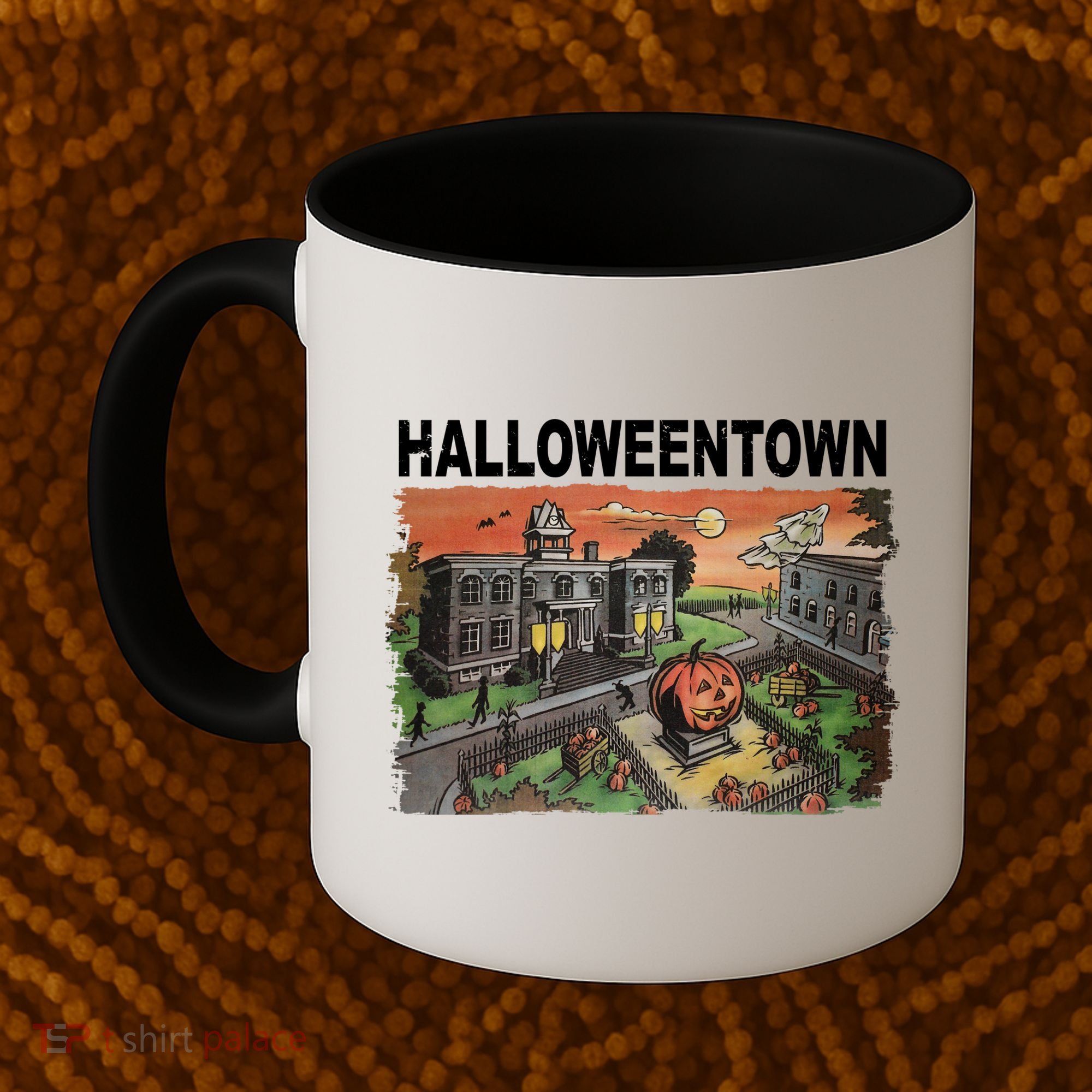 Vintage Halloween Town Coffee Mug