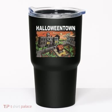 Vintage Halloween Town Tumbler