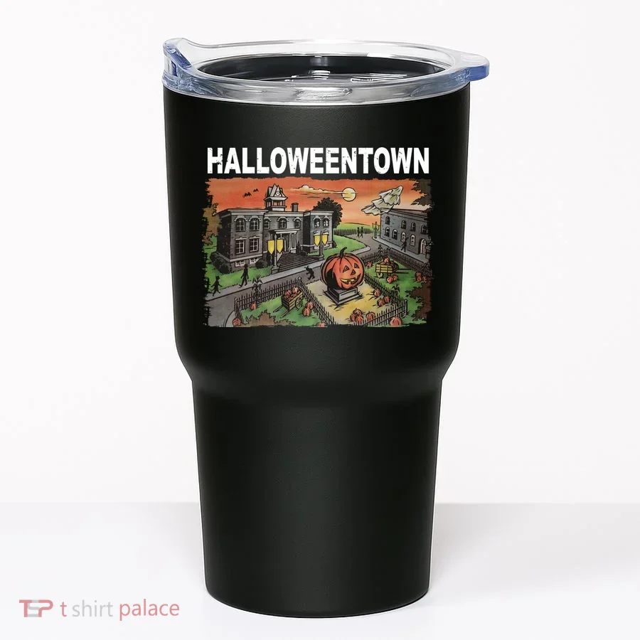 Vintage Halloween Town Tumbler