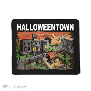 Vintage Halloween Town Mousepad