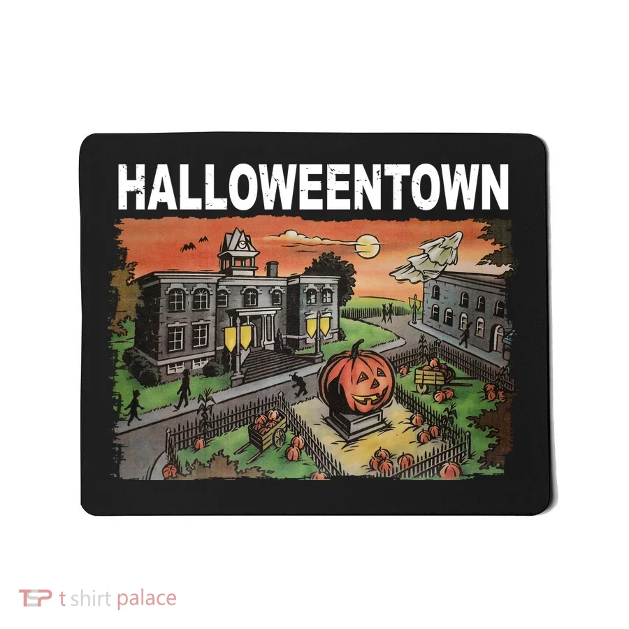 Vintage Halloween Town Mousepad