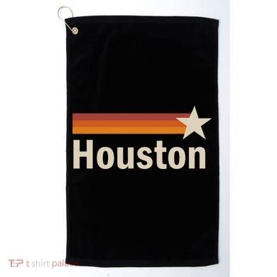 Vintage Houston Texas  Golf Towel