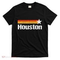 Vintage Houston Texas Houston Strong Stripes Usa Texas T-Shirt thumb 0