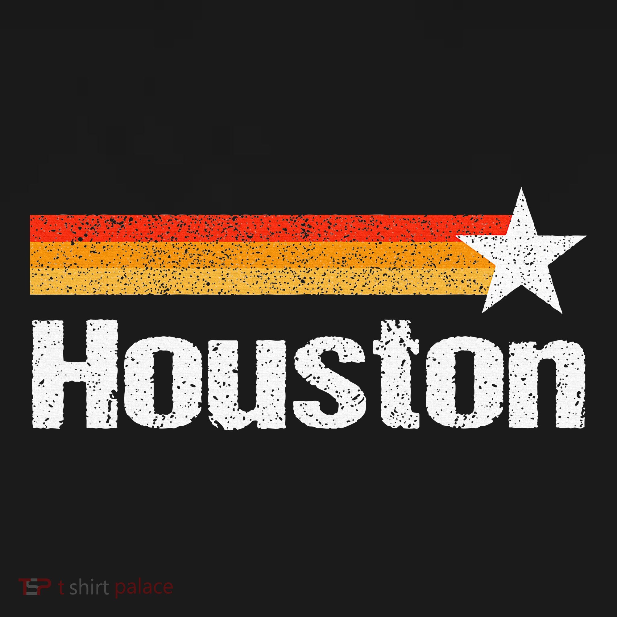 Vintage Houston Texas Houston Strong Stripes Usa Texas T-Shirt