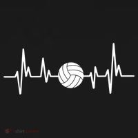 Volleyball Heartbeagift Volleyball Lover Gift Women's Hoodie thumb 2