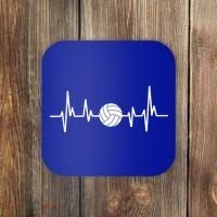 Volleyball Heartbeagift Volleyball Lover Gift Coaster thumb 0