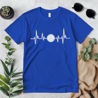 Volleyball Heartbeagift Volleyball Lover Gift Premium T-Shirt thumb 2