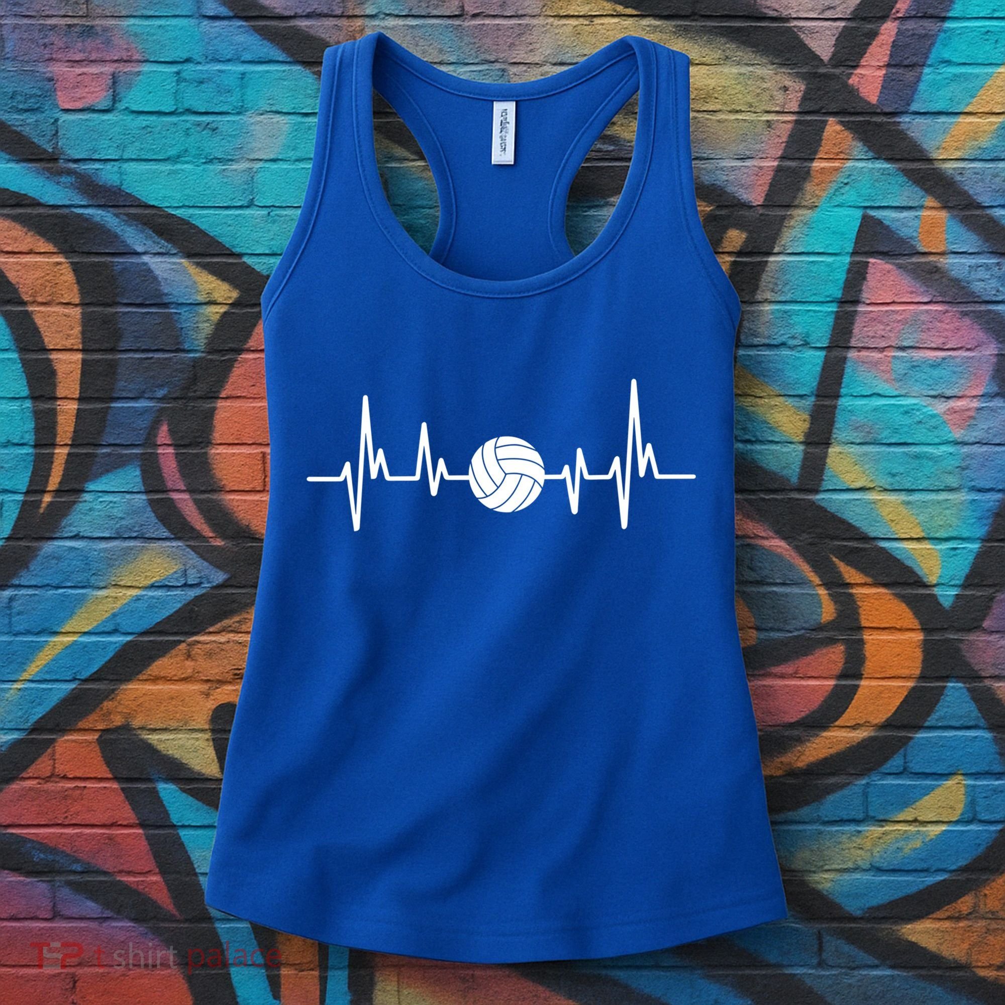 Volleyball Heartbeagift Volleyball Lover Gift Women's Tank Top