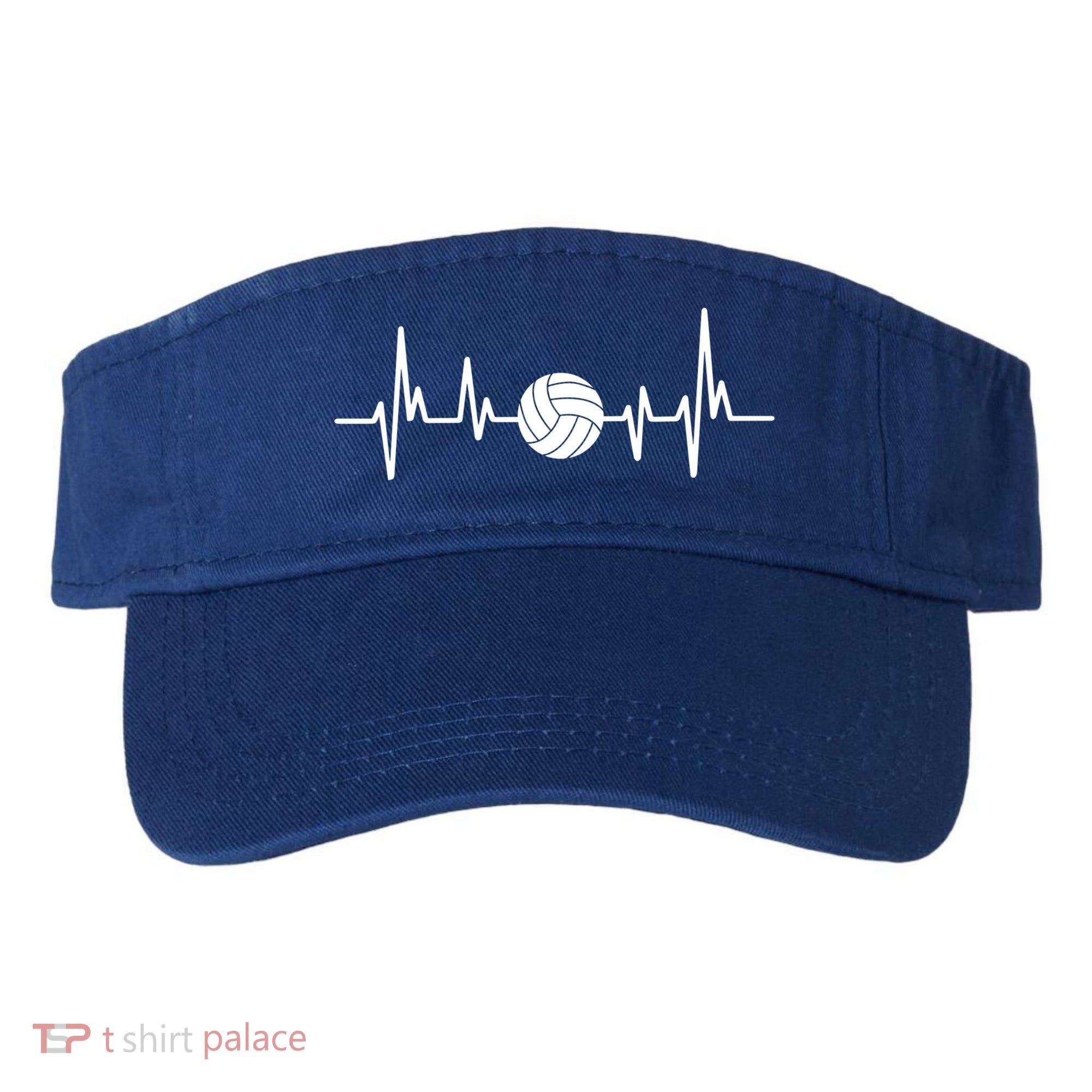 Volleyball Heartbeagift Volleyball Lover Gift Visor