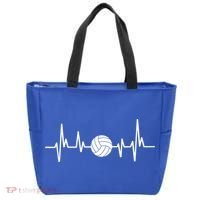 Volleyball Heartbeagift Volleyball Lover Gift Tote Bag thumb 0
