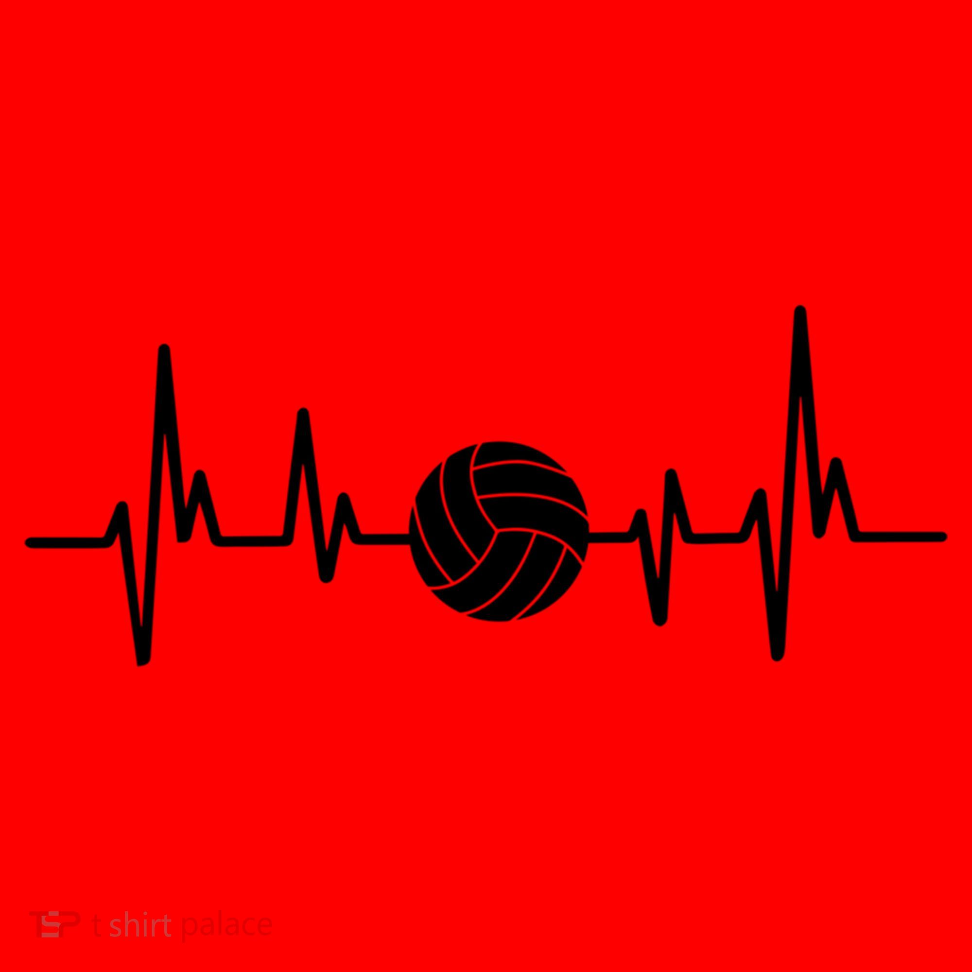 Volleyball Heartbeagift Volleyball Lover Gift Santa Hat