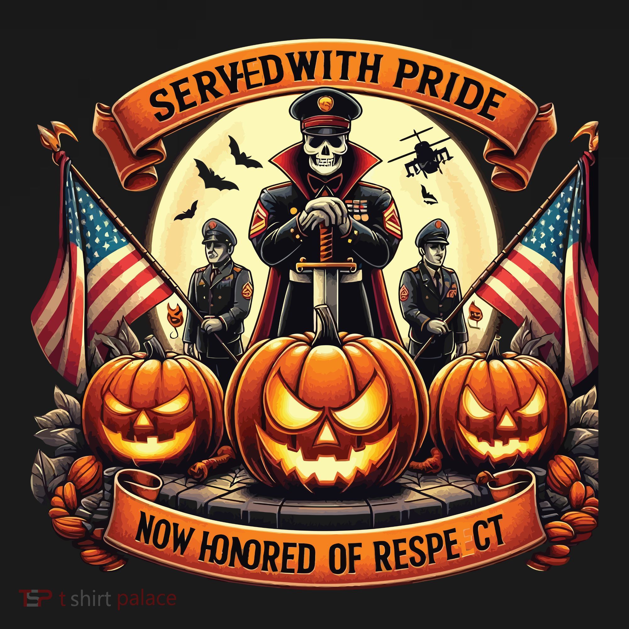Veterans Halloween Pajama Set