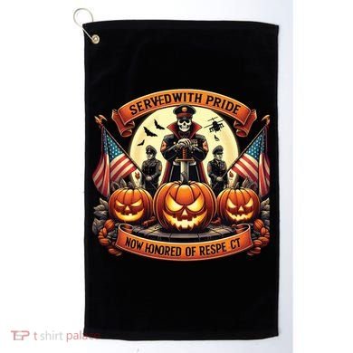 Veterans Halloween Golf Towel