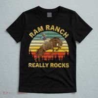 Vintage Horseback Western Country Ram Ranch Really Rocks T-Shirt thumb 5