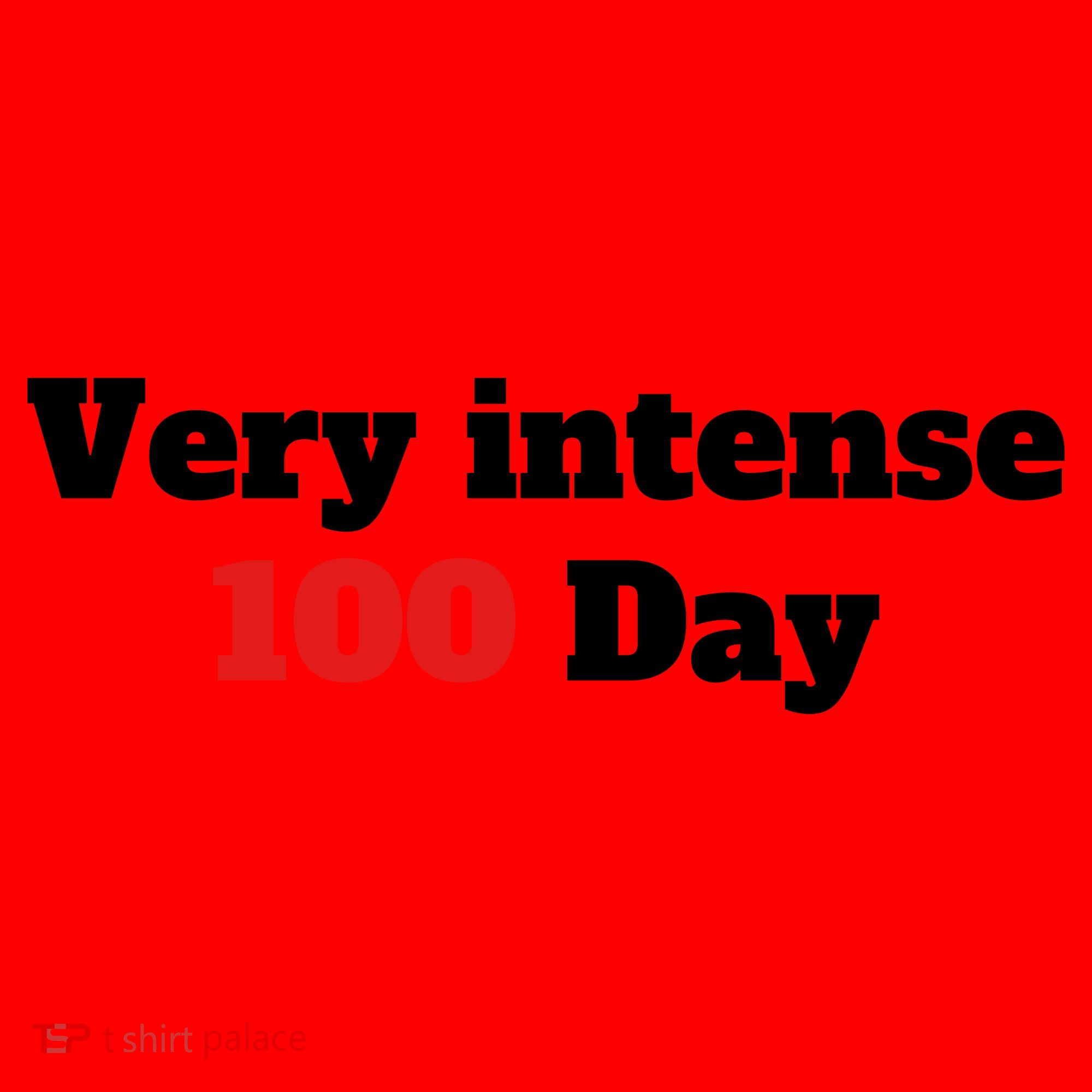 Very Intense 100 Days Santa Hat