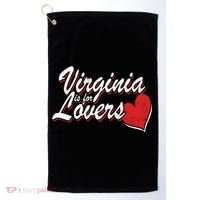 Virginia Is 4 Lovers Outdooors VA For Home Virginians Golf Towel thumb 0