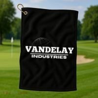 Vandelay Industries 90s Pop Culture Golf Towel thumb 1