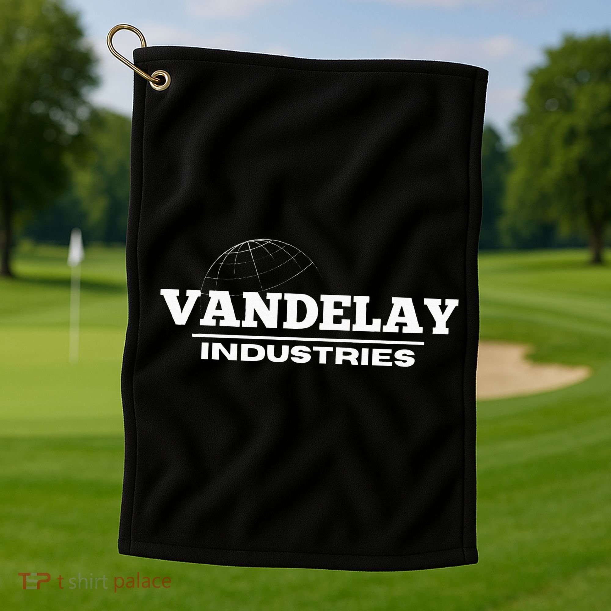 Vandelay Industries 90s Pop Culture Golf Towel