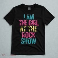 Vintage I Am The Girl At The Rock Show Rock Music Lover T-Shirt thumb 5