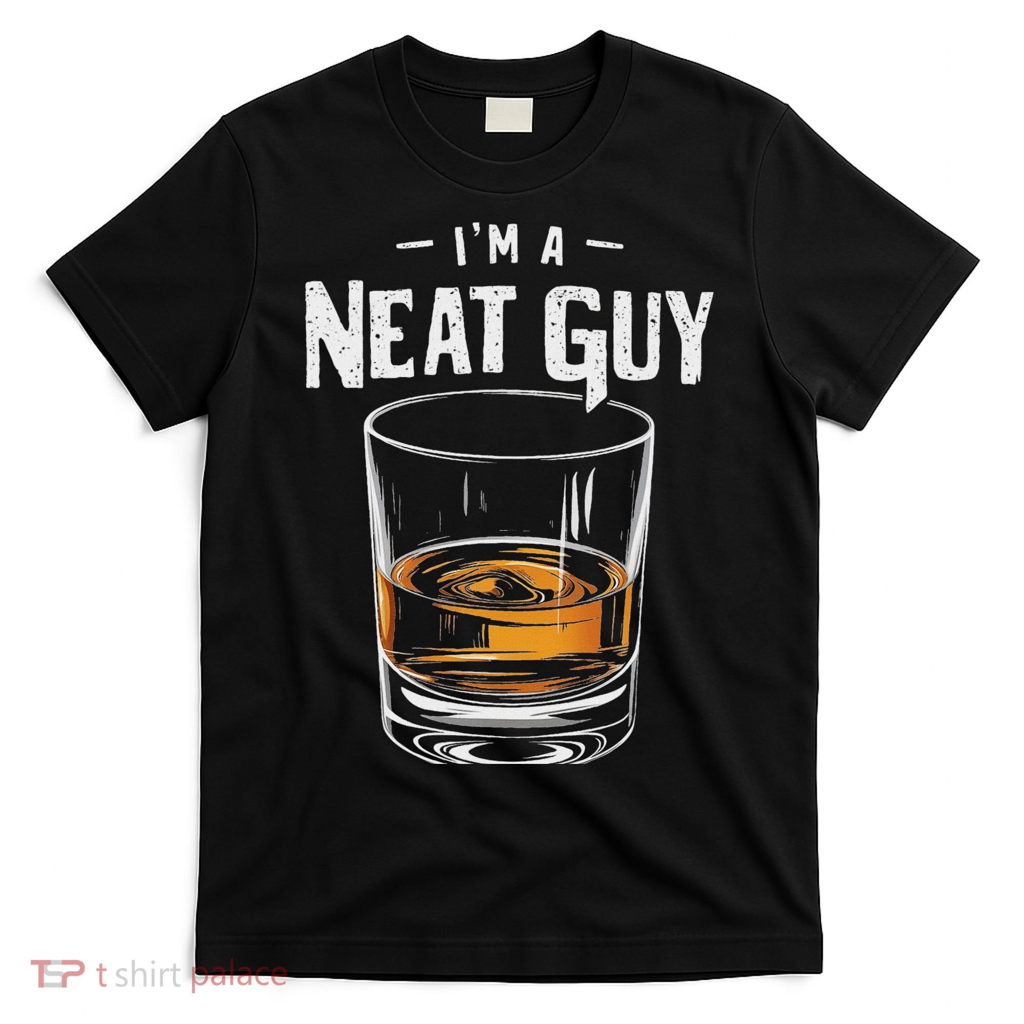 Vintage I'm A Neat Guy Funny Whiskey Bourbon Drinker T-Shirt