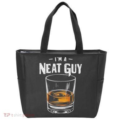 Vintage I'm A Neat Guy Funny Whiskey Bourbon Drinker Tote Bag
