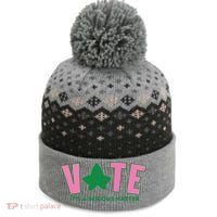 Vote Its A Serious Matter Green The Baniff Cuffed Pom Beanie thumb 0