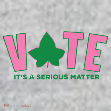 Vote Its A Serious Matter Green The Baniff Cuffed Pom Beanie