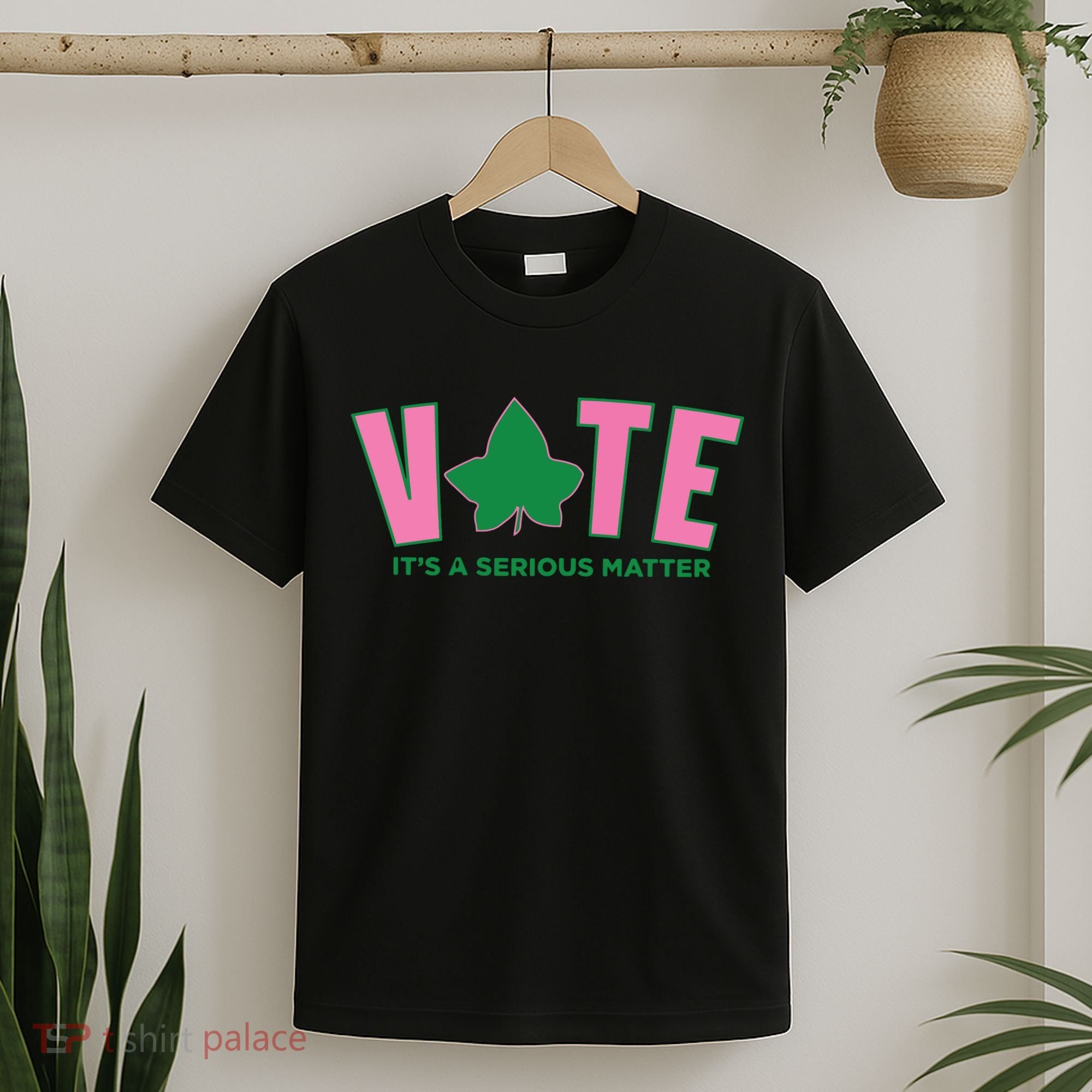 Vote Its A Serious Matter Green T-Shirt