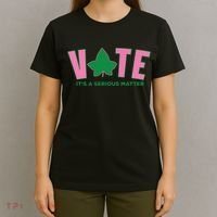 Vote Its A Serious Matter Green T-Shirt thumb 4
