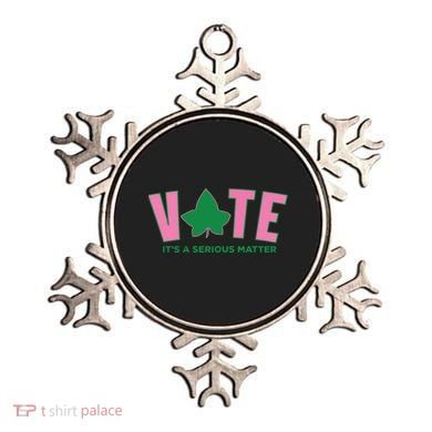 Vote Its A Serious Matter Green Ornament