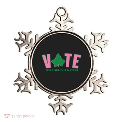 Vote Its A Serious Matter Green Ornament