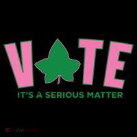Vote Its A Serious Matter Green Baby Bodysuit thumb 2