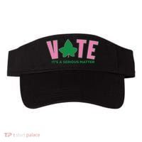 Vote Its A Serious Matter Green Visor thumb 0
