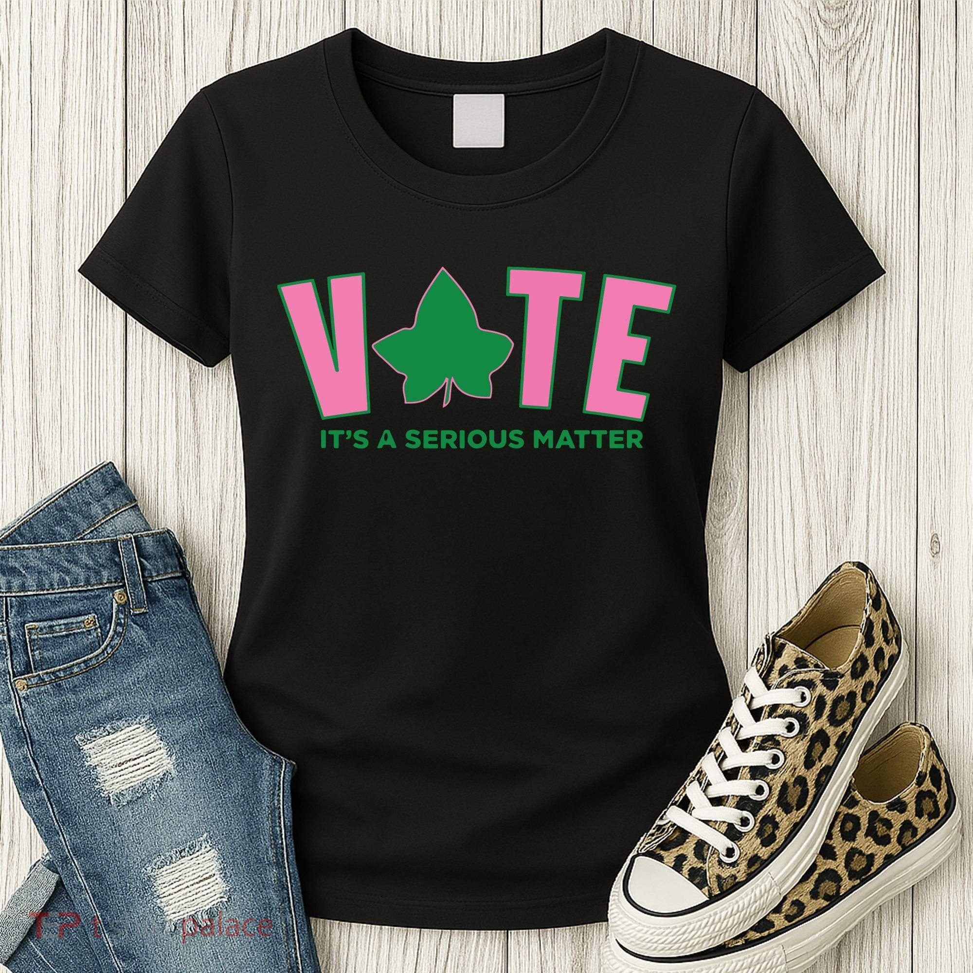 Vote Its A Serious Matter Green Women's T-Shirt