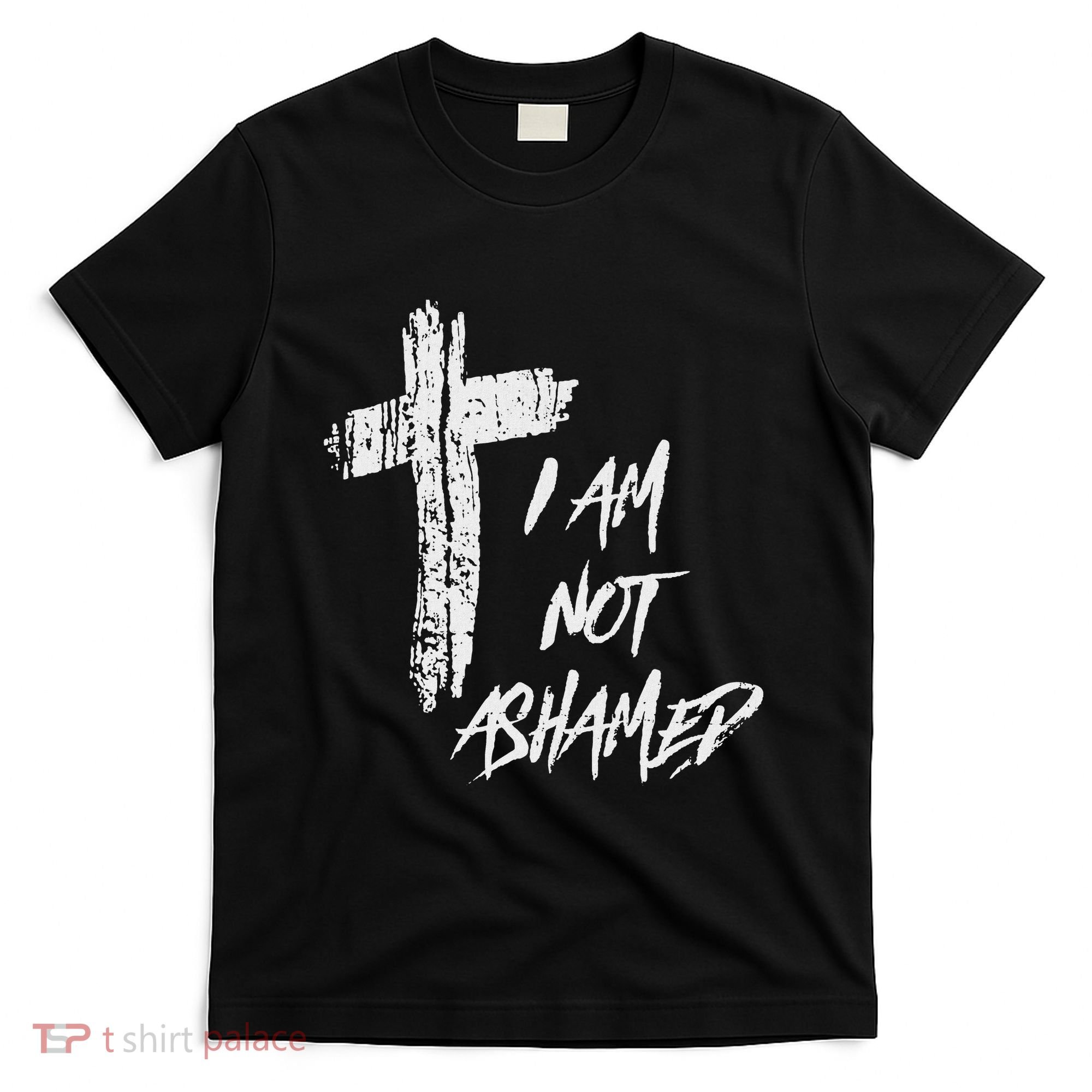 Vintage I Am Not Ashamed Cross Christian Collection T-Shirt
