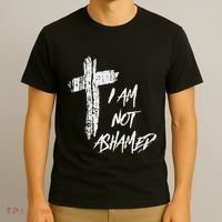 Vintage I Am Not Ashamed Cross Christian Collection T-Shirt thumb 3