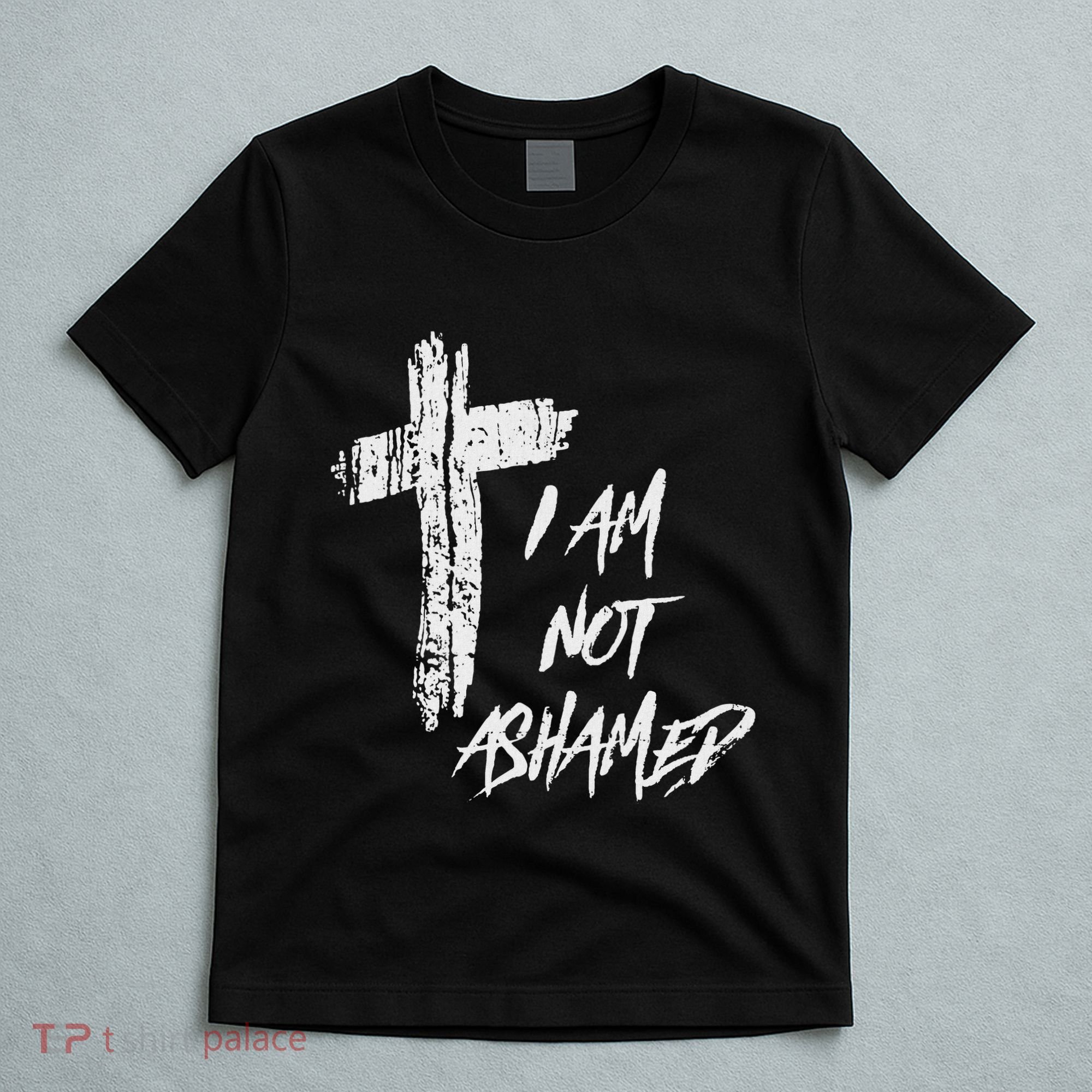 Vintage I Am Not Ashamed Cross Christian Collection T-Shirt