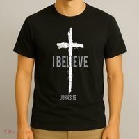 Vintage I Believe John 3_16 Christian T-Shirt thumb 3