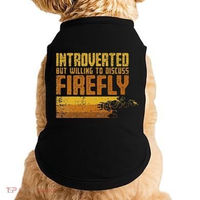Vintage Introverted Browncoat Firefly Space Sci Fi Doggie Tank